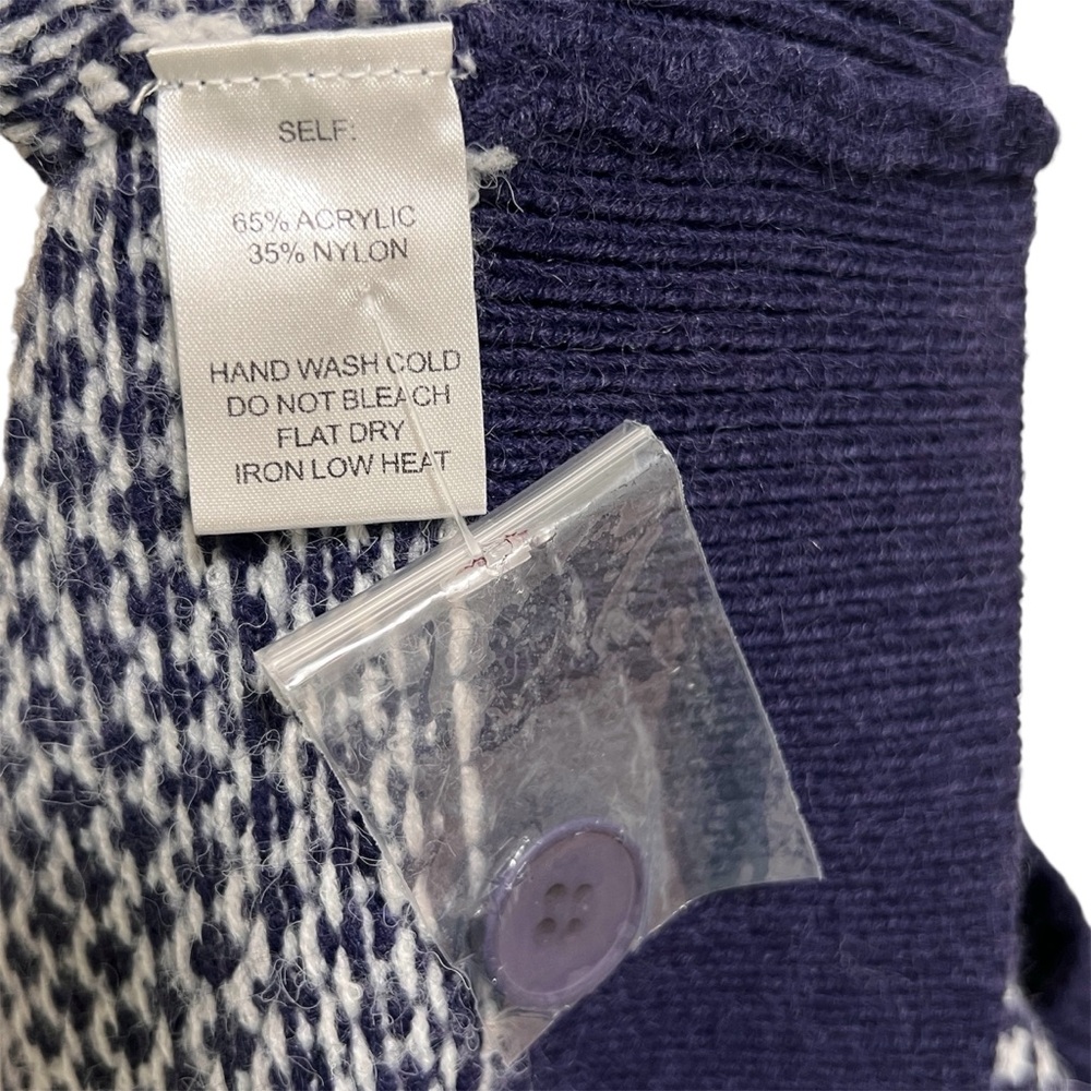NEW Vici Navy Spot On Cardigan M - Picture 4 of 5